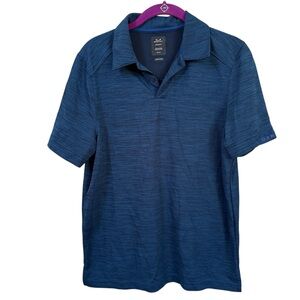 Oakley Blue Performance Polo Shirt Men’s XS Regular Fit Athletic Golf Casual
